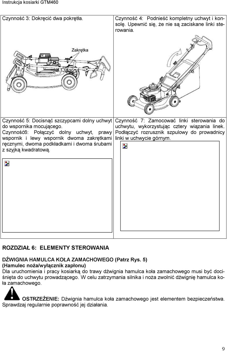 Czynność6: Połączyć dolny uchwyt, prawy wspornik i lewy wspornik dwoma zakrętkami ręcznymi, dwoma podkładkami i dwoma śrubami z szyjką kwadratową.