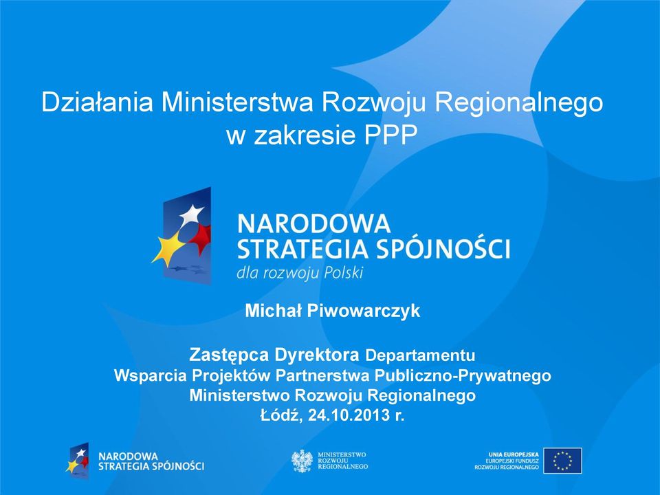 Departamentu Wsparcia Projektów Partnerstwa