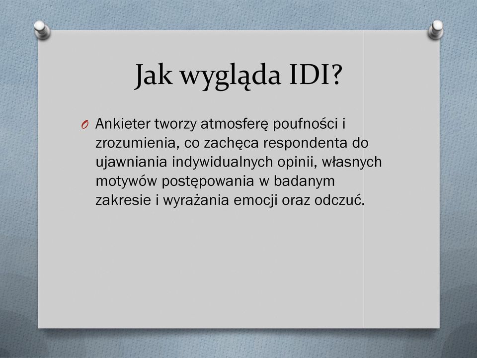 co zachęca respondenta do ujawniania indywidualnych