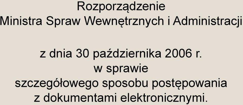 października 2006 r.