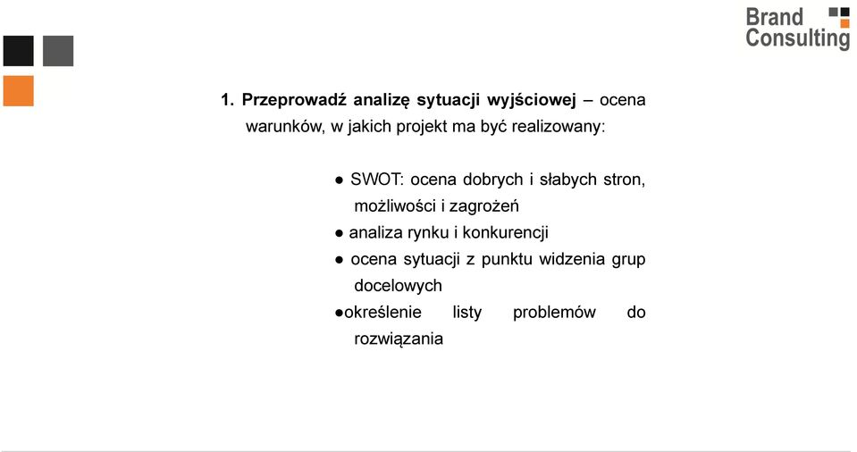 możliwości i zagrożeń analiza rynku i konkurencji ocena sytuacji z