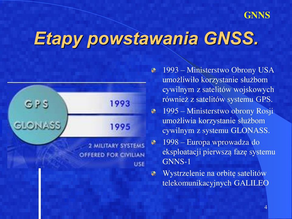 również z satelitów systemu GPS.