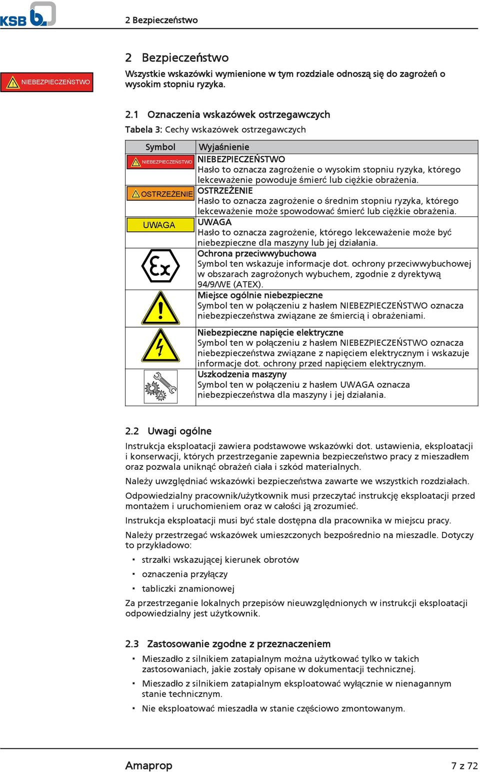 ! OSTRZEŻENIE OSTRZEŻENIE Hasło to oznacza zagrożenie o średnim stopniu ryzyka, którego lekceważenie może spowodować śmierć lub ciężkie obrażenia.