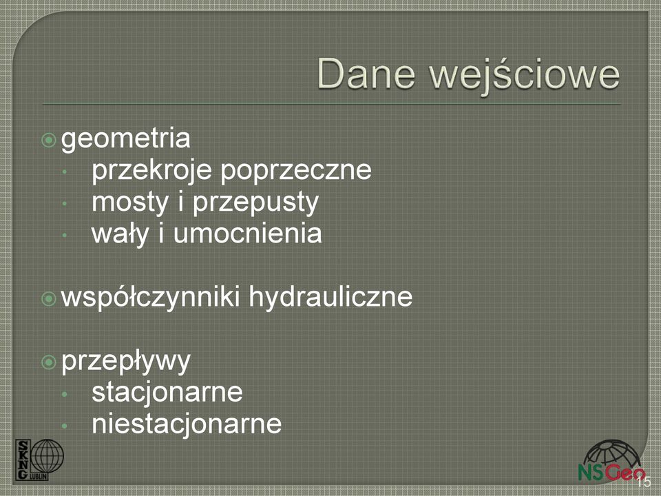 umocnienia współczynniki