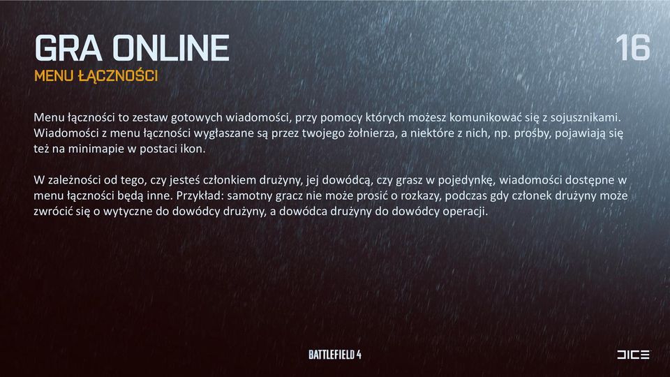 prośby, pojawiają się też na minimapie w postaci ikon.