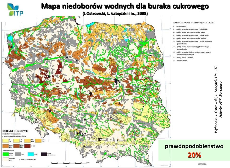 wodnych dla buraka cukrowego (J.