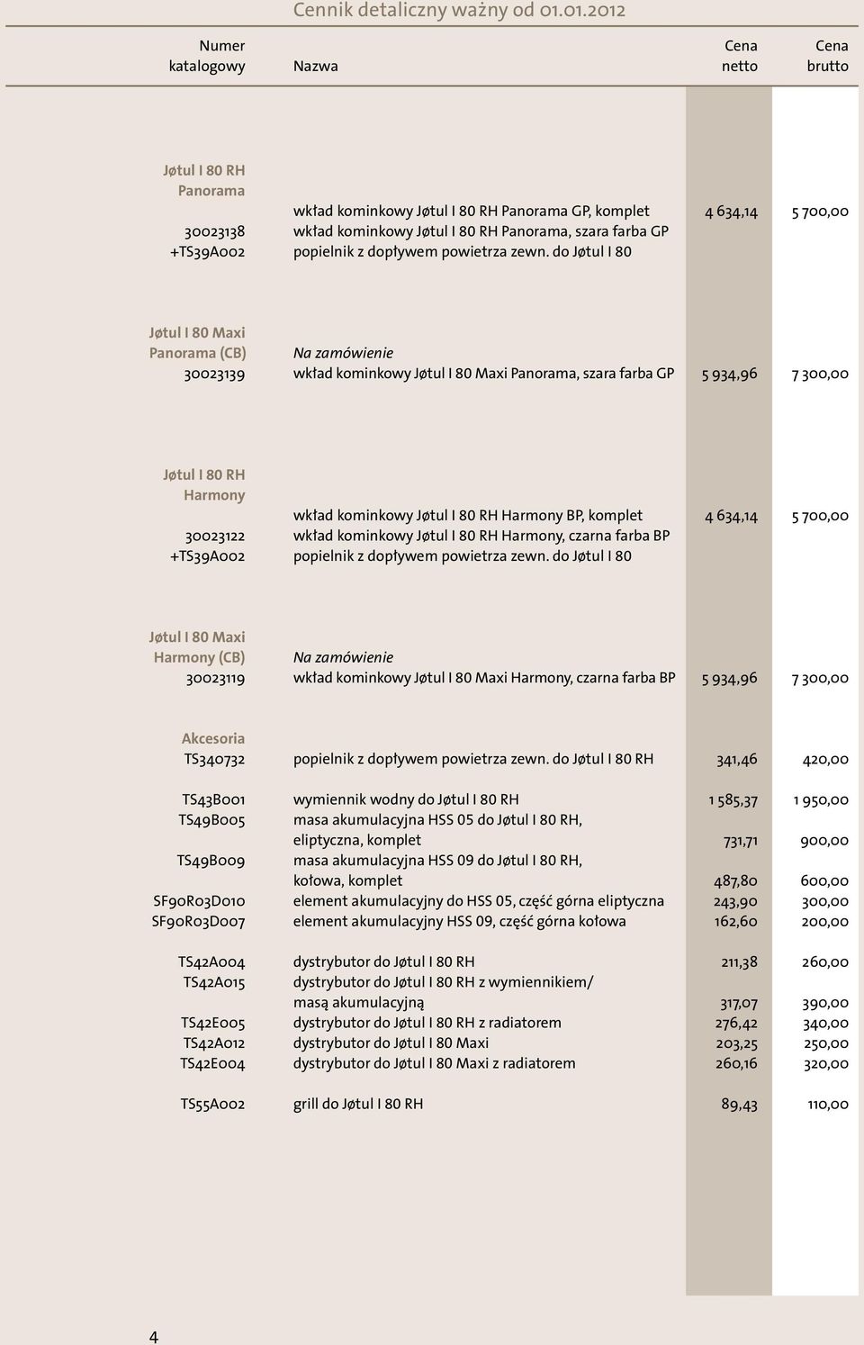 Harmony P, komplet 4 634,14 5 700,00 30023122 wkład kominkowy Jøtul I 80 RH Harmony, czarna farba P +TS39002 popielnik z dopływem powietrza zewn.