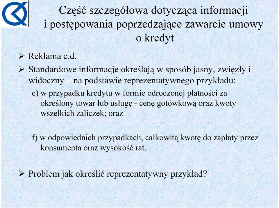 ające zawarcie umowy o kredy