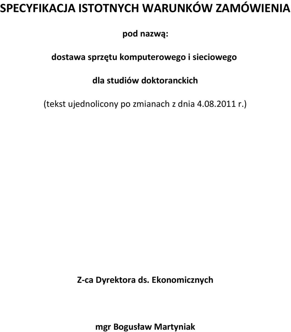 doktoranckich (tekst ujednolicony po zmianach z dnia 4.08.