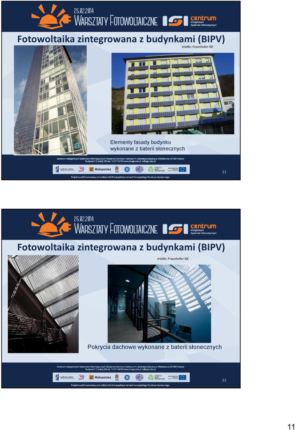 słonecznych 21  Fraunhofer ISE Pokrycia dachowe wykonane z