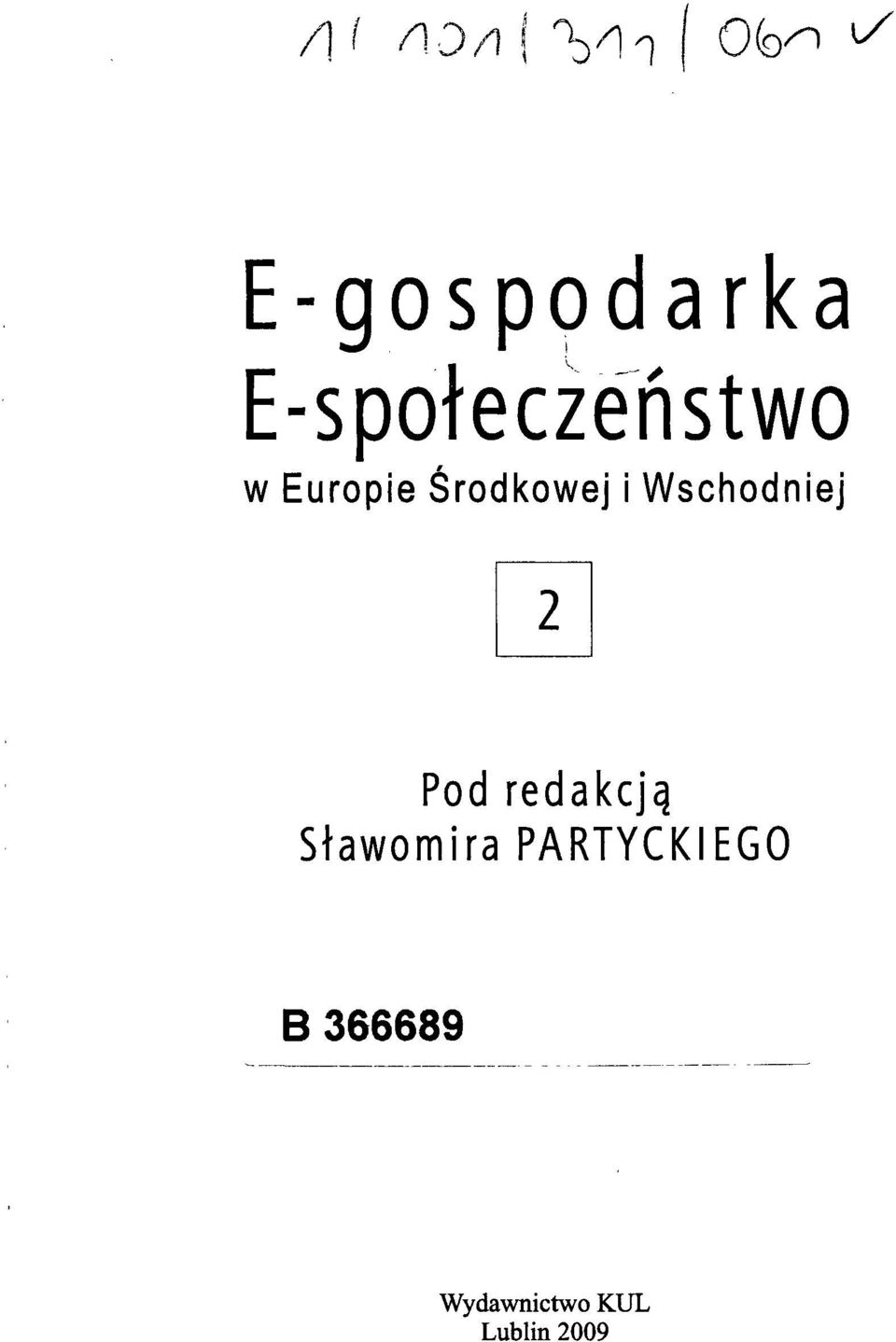 i Wschodniej Pod redakcją Sławomira