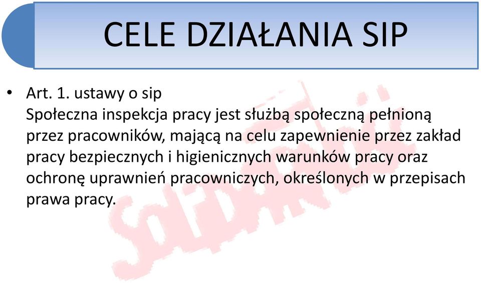 przez pracowników, mającą na celu zapewnienie przez zakład pracy