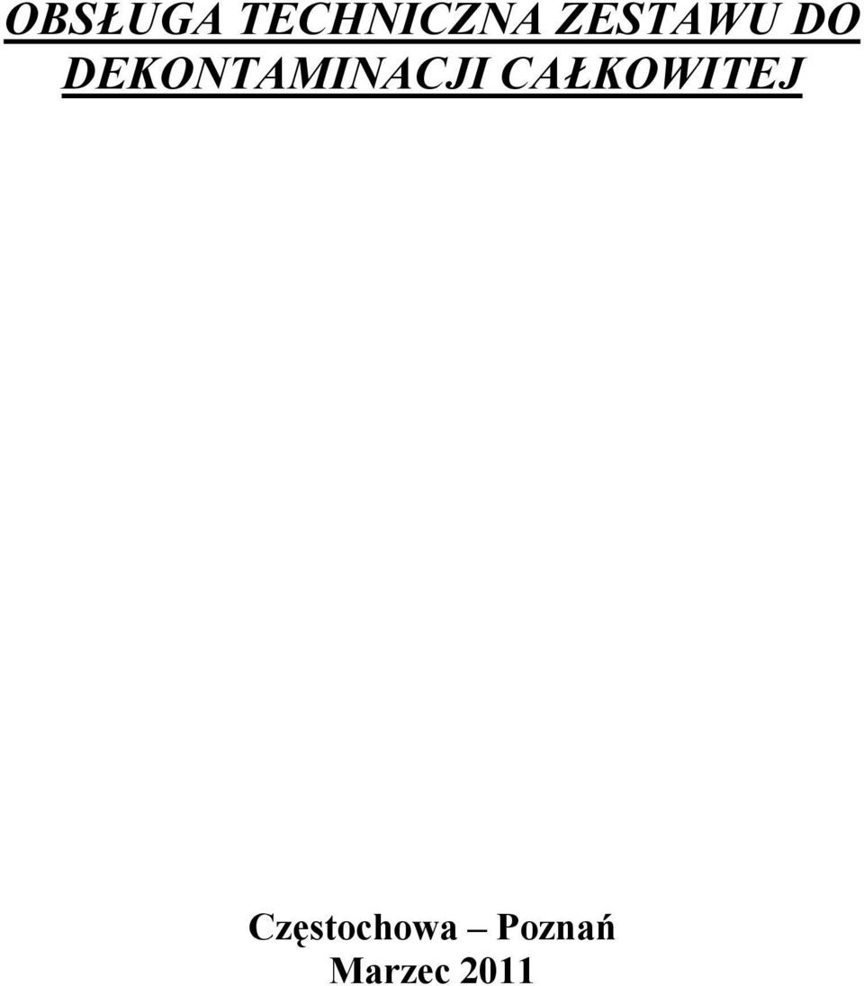 DEKONTAMINACJI