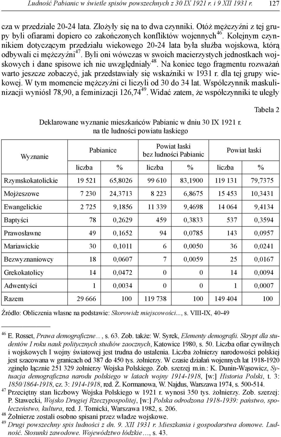 Kolejnym czynnikiem dotyczącym przedziału wiekowego 20-24 lata była służba wojskowa, którą odbywali ci mężczyźni 47.