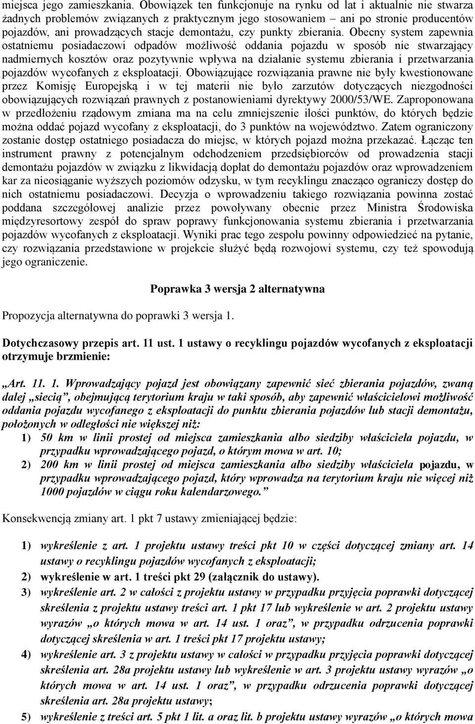 czy punkty zbierania.