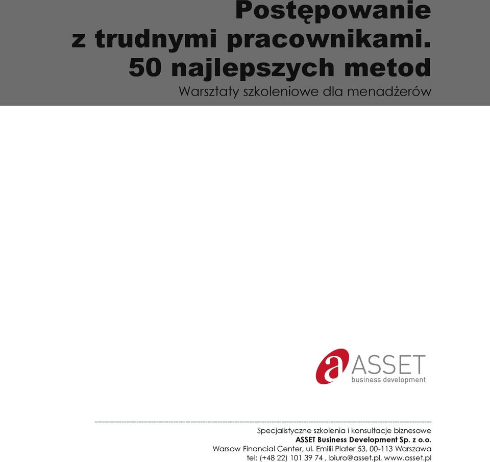 50 najlepszych metod