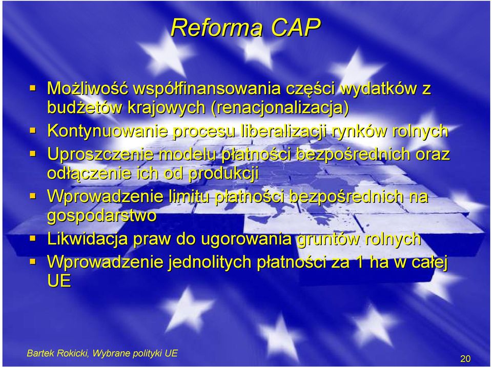 bezpośrednich oraz odłą łączenie ich od produkcji Wprowadzenie limitu płatnop atności bezpośrednich na