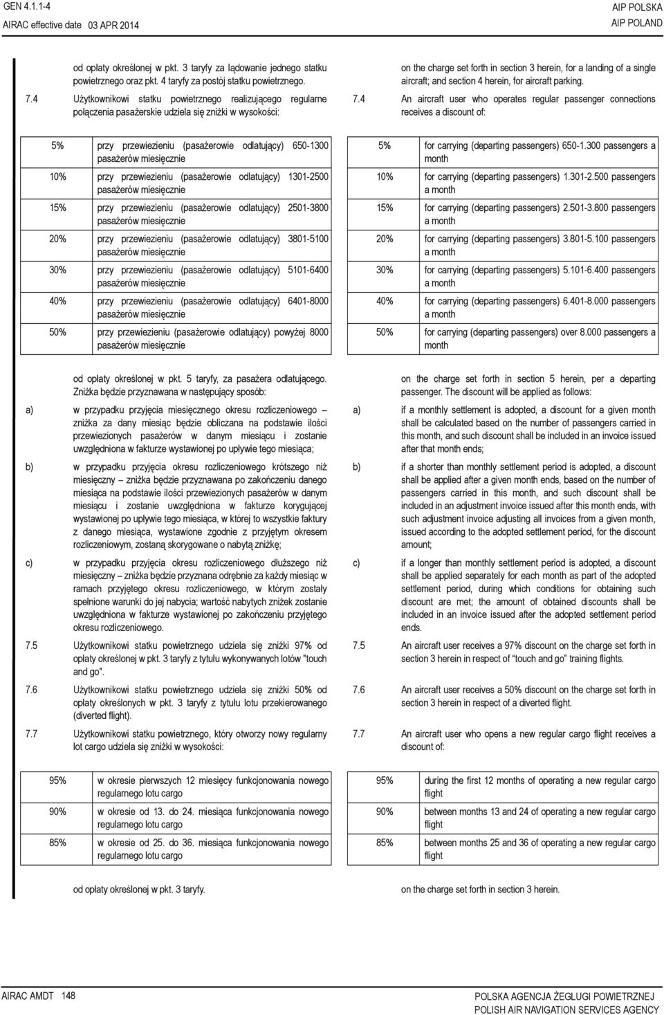 section 4 herein, for aircraft parking. 7.