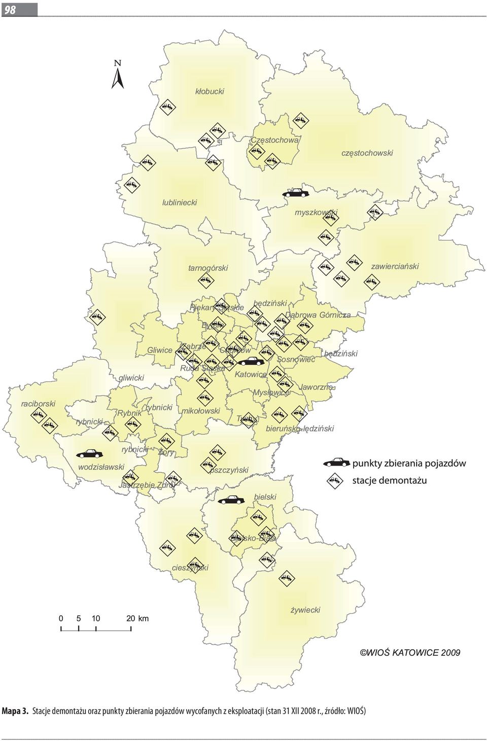 zbierania pojazdów wycofanych