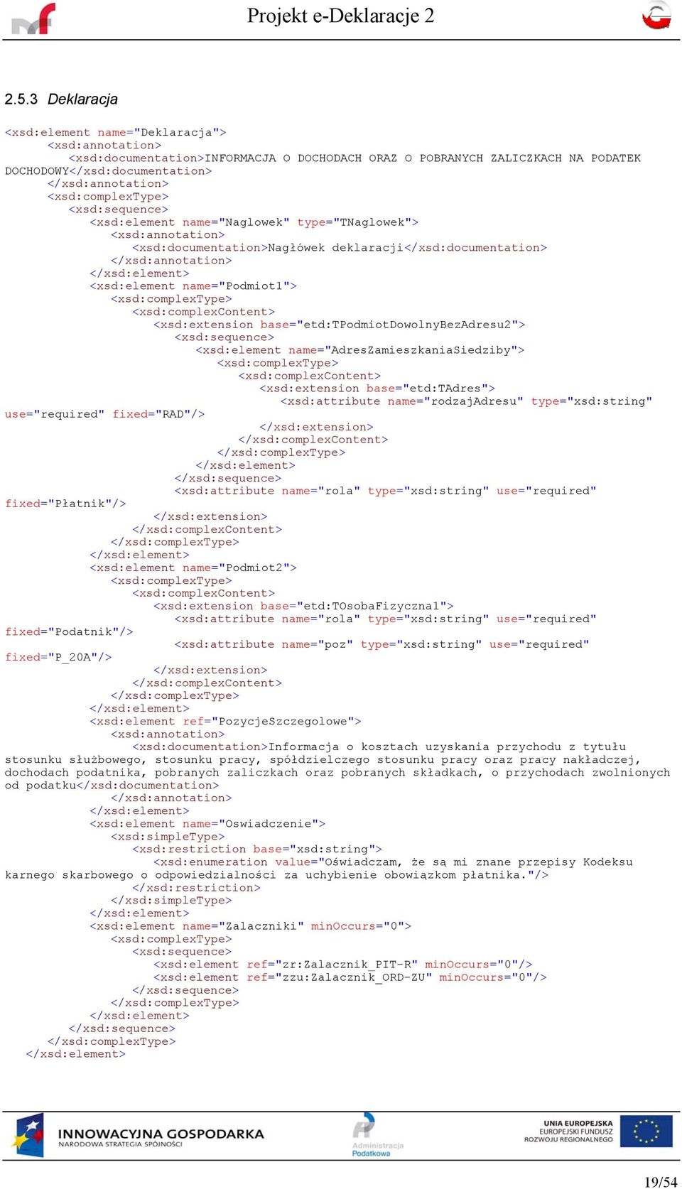 base="etd:tpodmiotdowolnybezadresu2"> <xsd:sequence> <xsd:element name="adreszamieszkaniasiedziby"> <xsd:complextype> <xsd:complexcontent> <xsd:extension base="etd:tadres"> <xsd:attribute