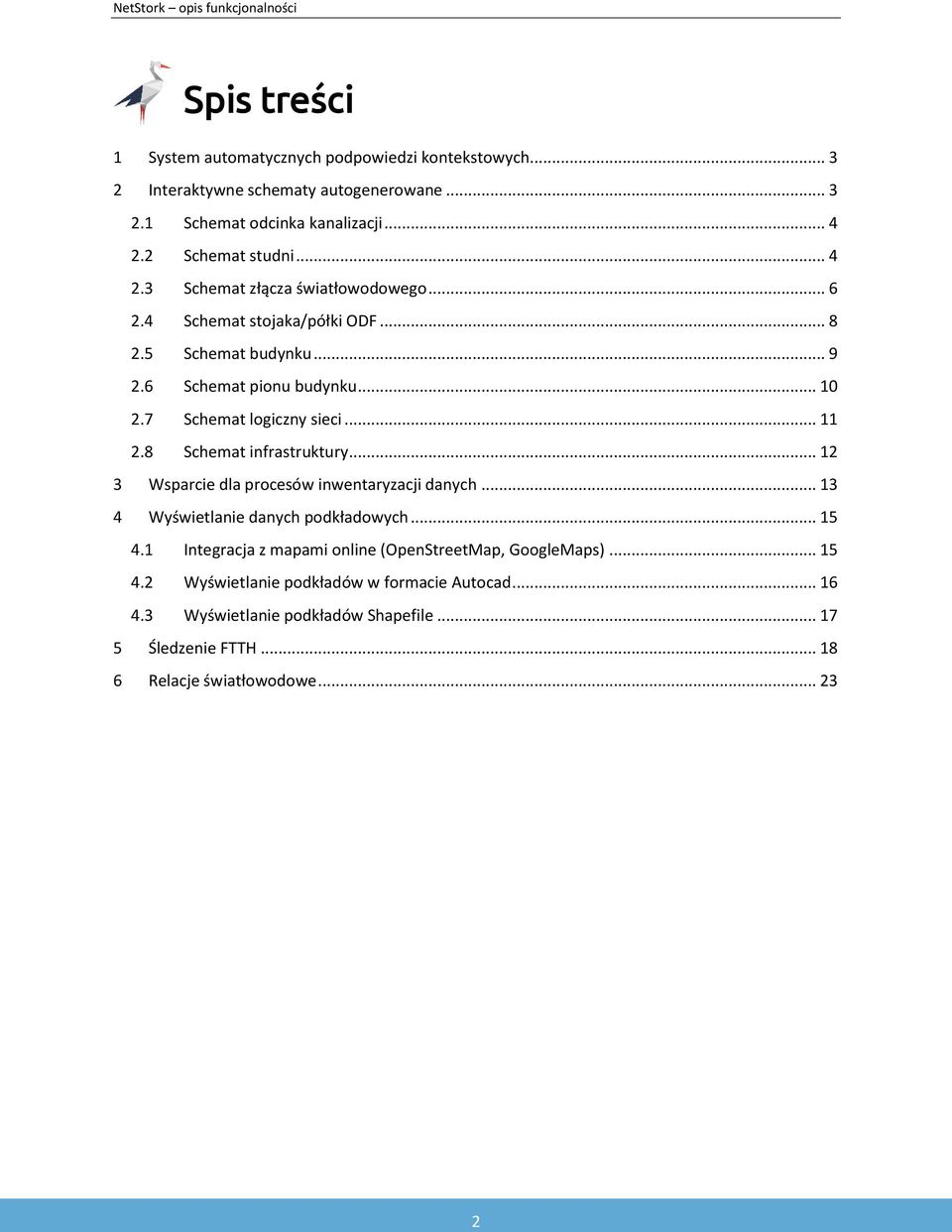 8 Schemat infrastruktury... 12 3 Wsparcie dla procesów inwentaryzacji danych... 13 4 Wyświetlanie danych podkładowych... 15 4.