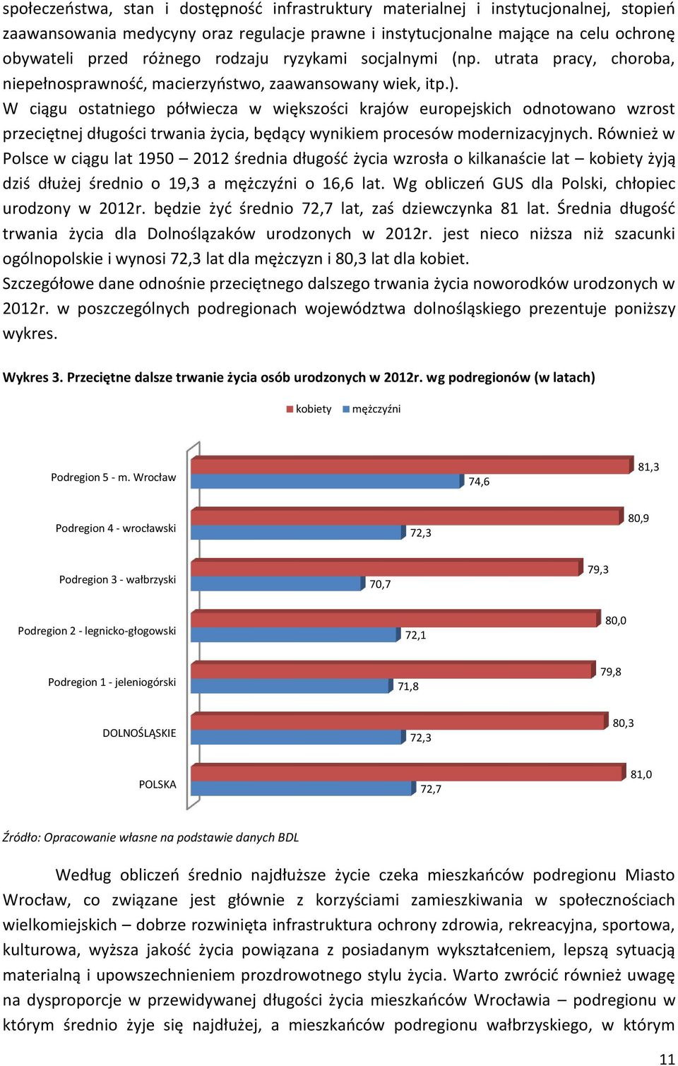 W ciągu ostatniego półwiecza w większości krajów europejskich odnotowano wzrost przeciętnej długości trwania życia, będący wynikiem procesów modernizacyjnych.