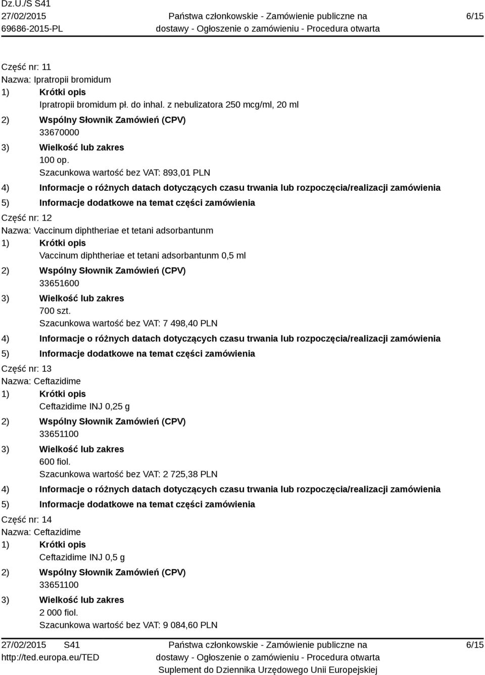 adsorbantunm 0,5 ml 33651600 700 szt.