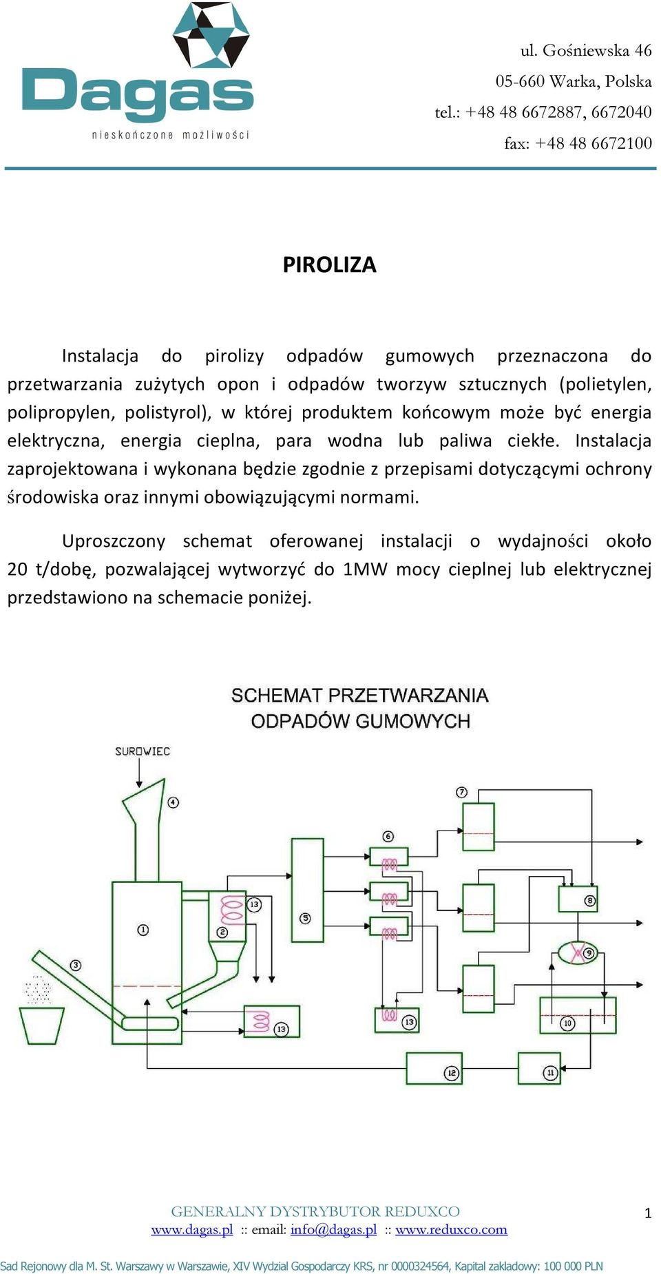 Instalacja zaprojektowana i wykonana będzie zgodnie z przepisami dotyczącymi ochrony środowiska oraz innymi obowiązującymi normami.