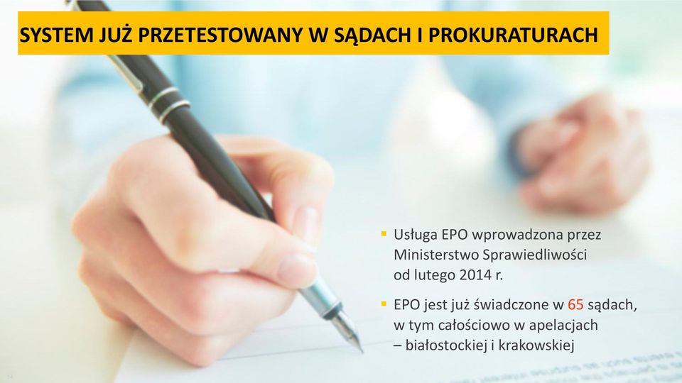 Sprawiedliwości od lutego 2014 r.