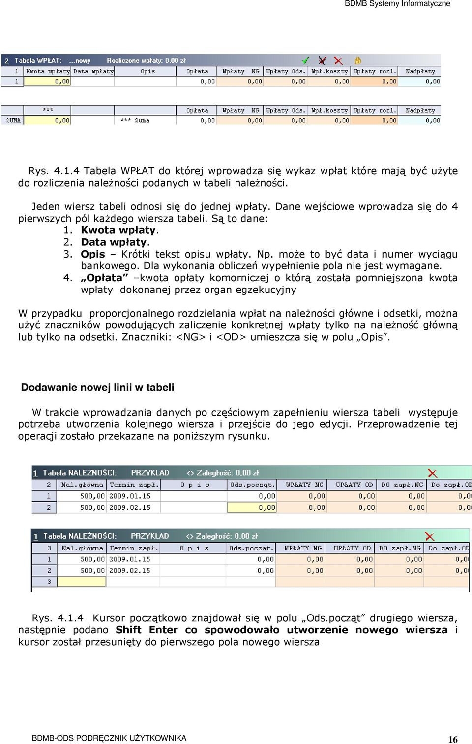 Dla wykonania obliczeń wypełnienie pola nie jest wymagane. 4.