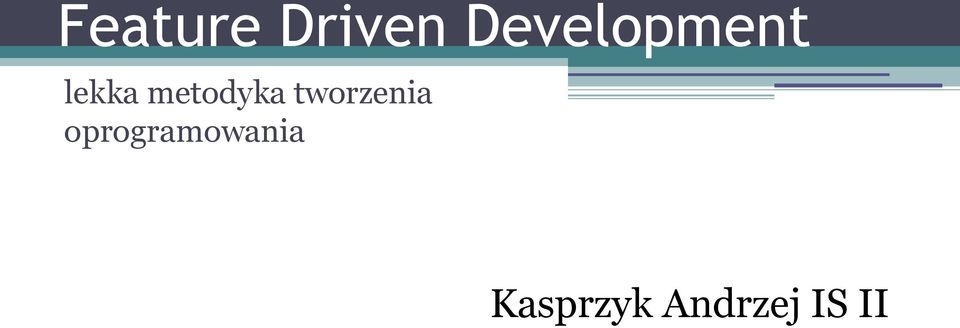 metodyka tworzenia