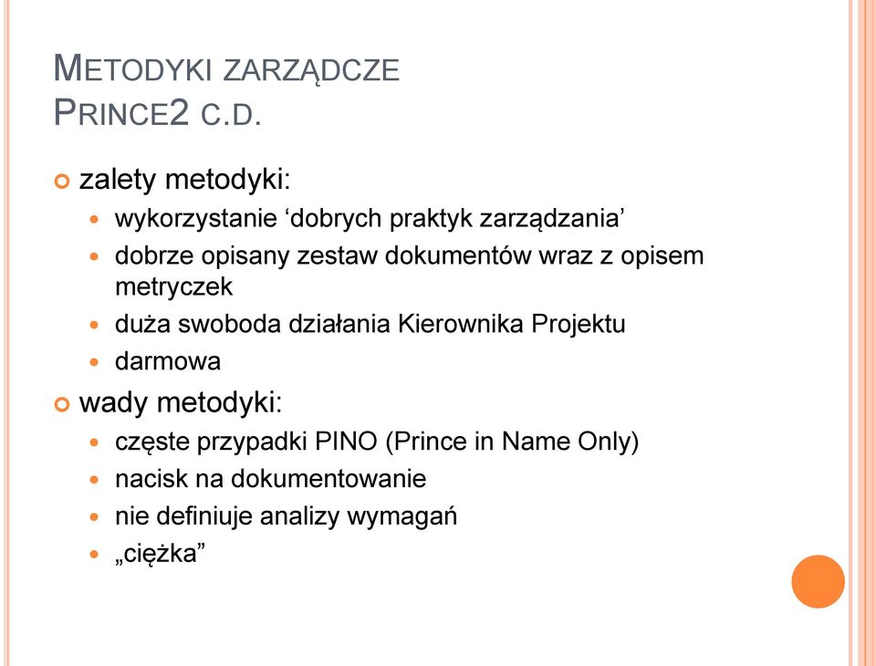 ZE PRINCE2 C.D.