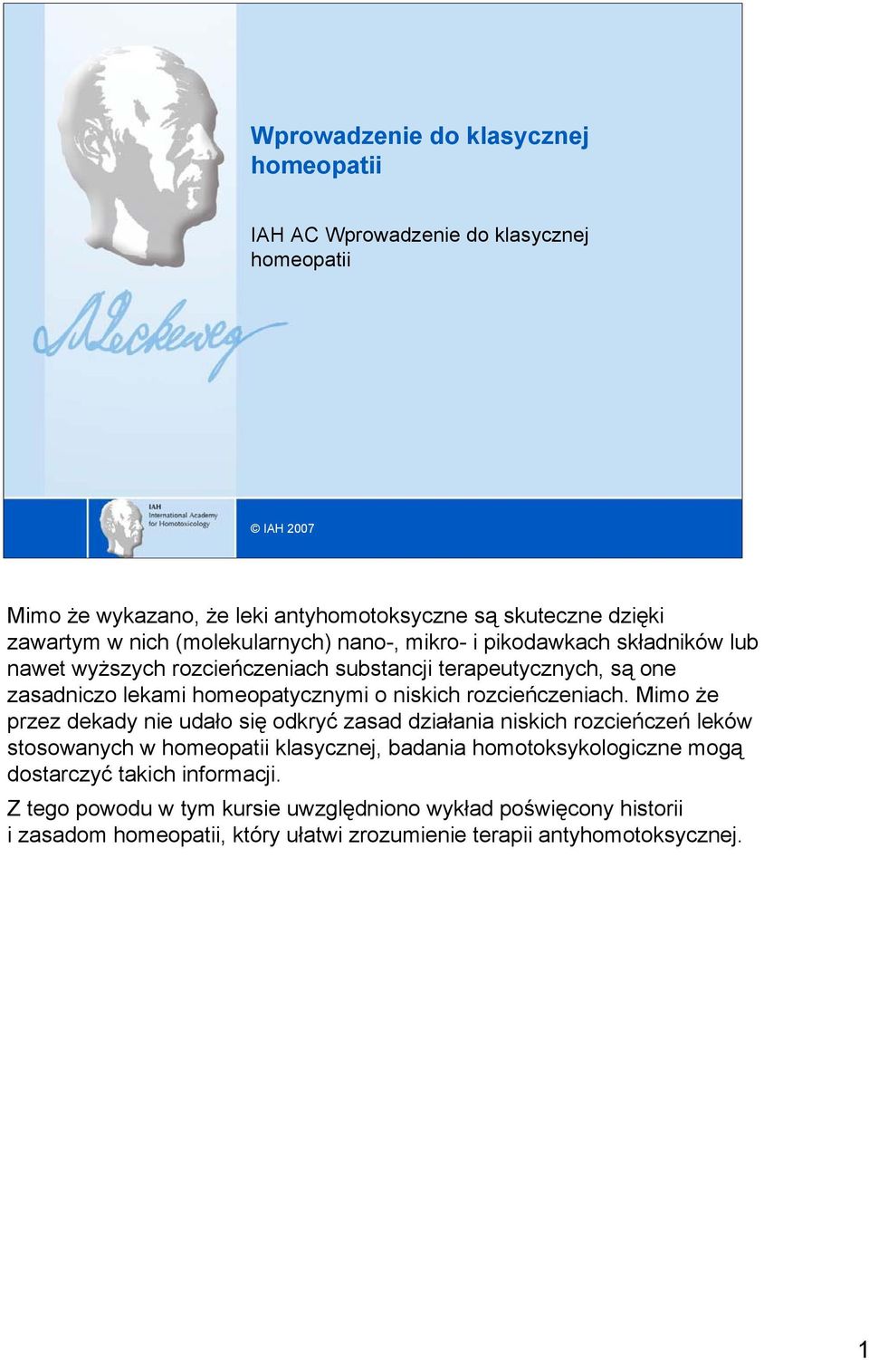 rozcieńczeniach.