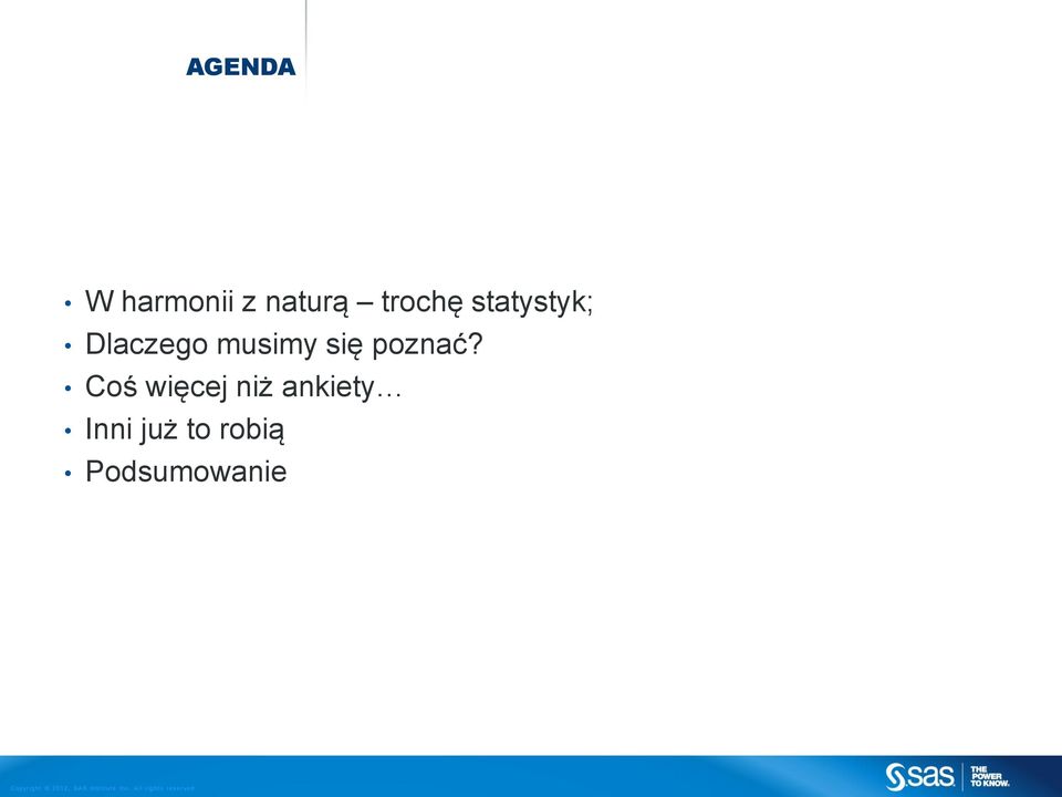 musimy się poznać?