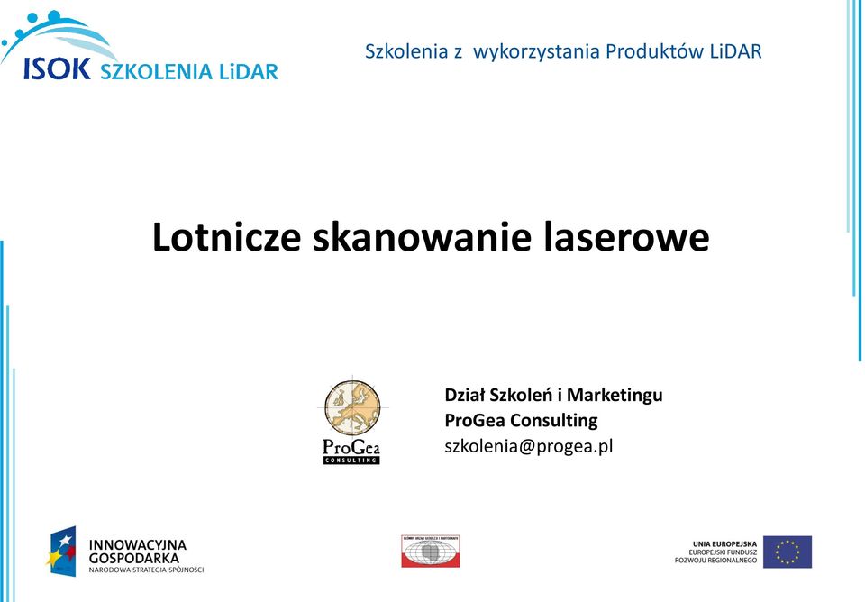 skanowanie laserowe Dział Szkoleń