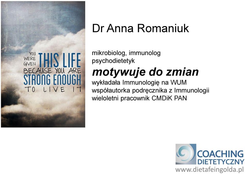 Immunologię na WUM współautorka