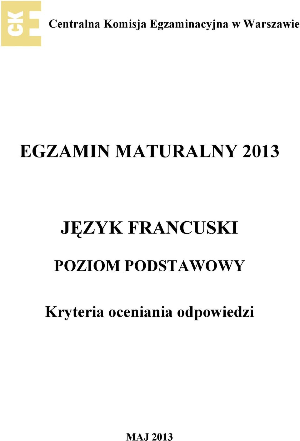 JĘZYK FRANCUSKI POZIOM PODSTAWOWY