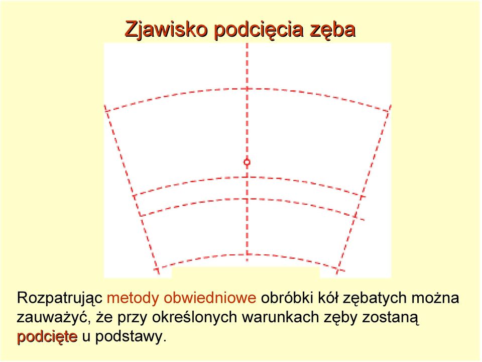 kół zębatych można zauważyć, że przy
