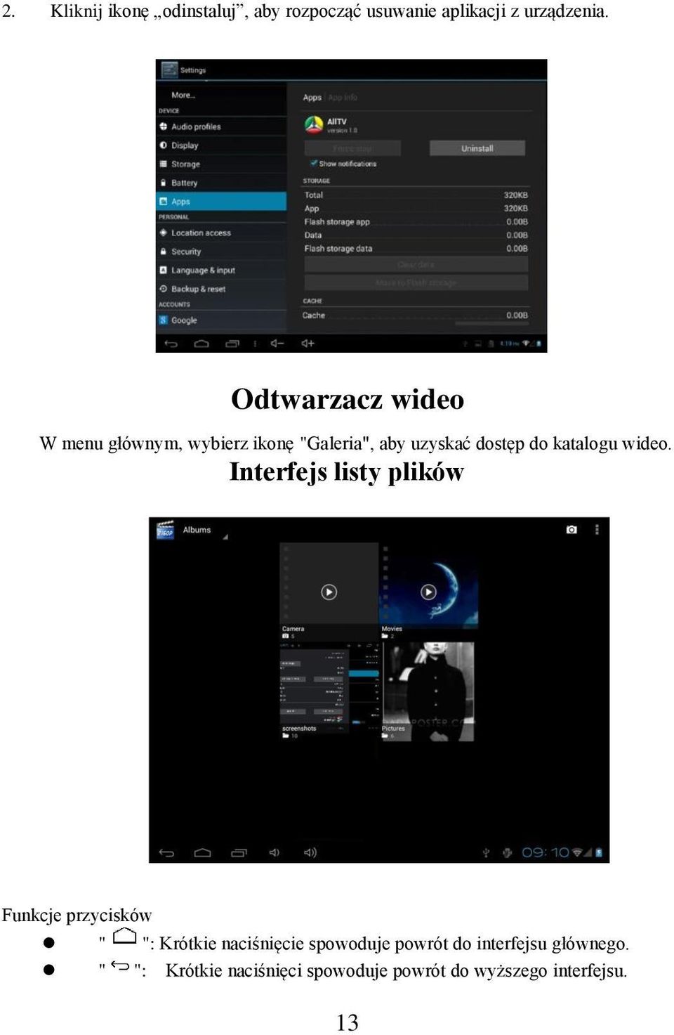 katalogu wideo.