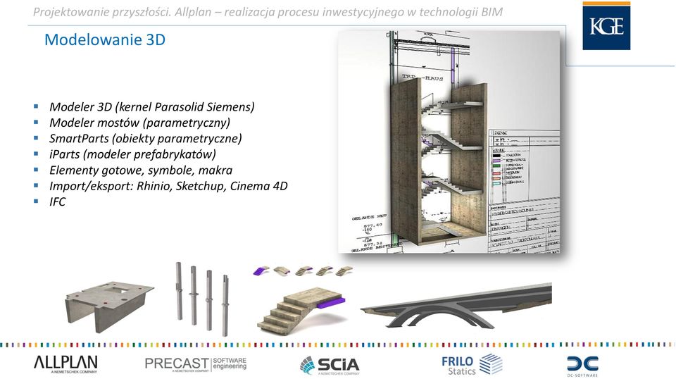 parametryczne) iparts (modeler prefabrykatów) Elementy