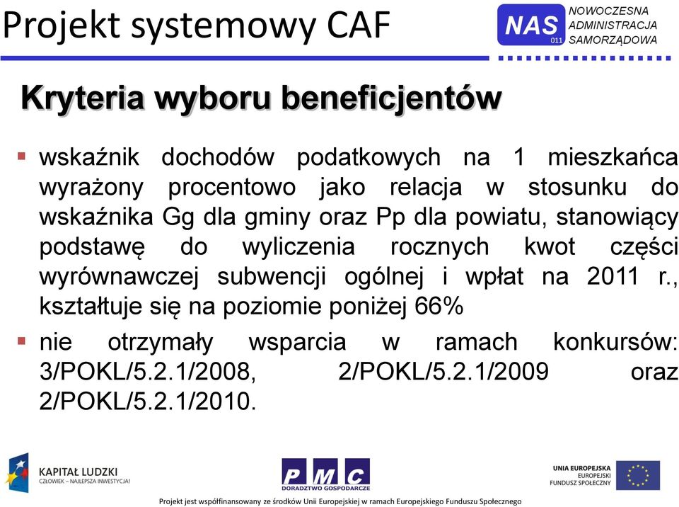 wyliczenia rocznych kwot części wyrównawczej subwencji ogólnej i wpłat na 2011 r.