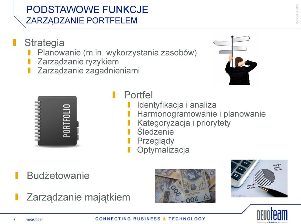Identyfikacja i analiza Harmonogramowanie i planowanie Kategoryzacja i
