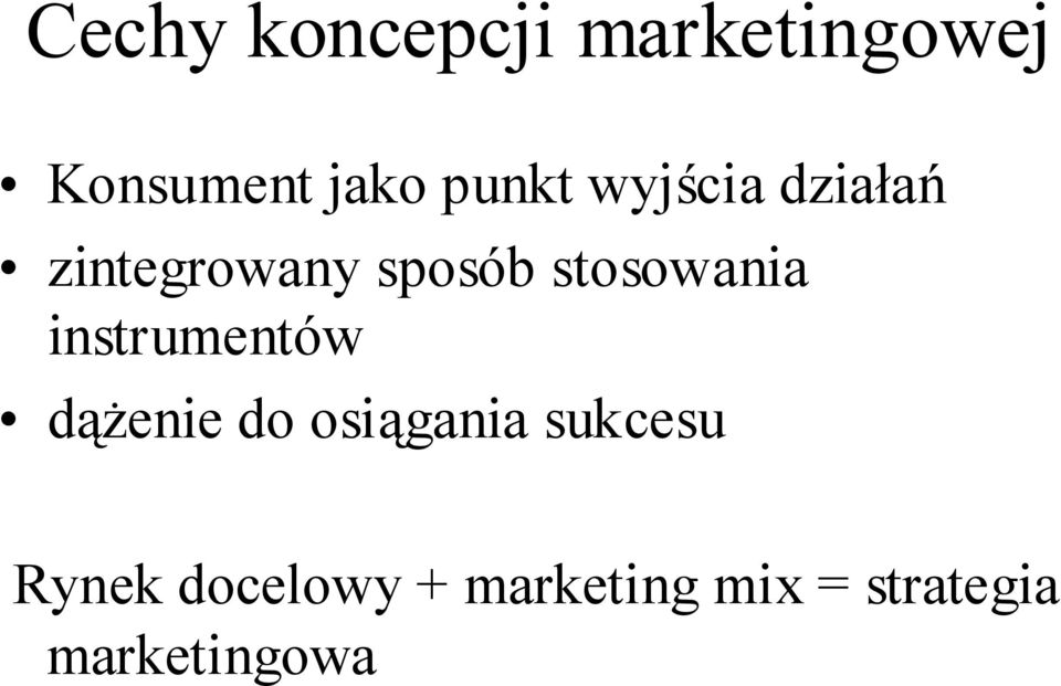 stosowania instrumentów dążenie do osiągania