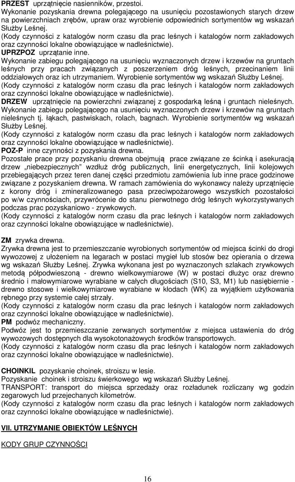 UPRZPOZ uprzątanie inne.