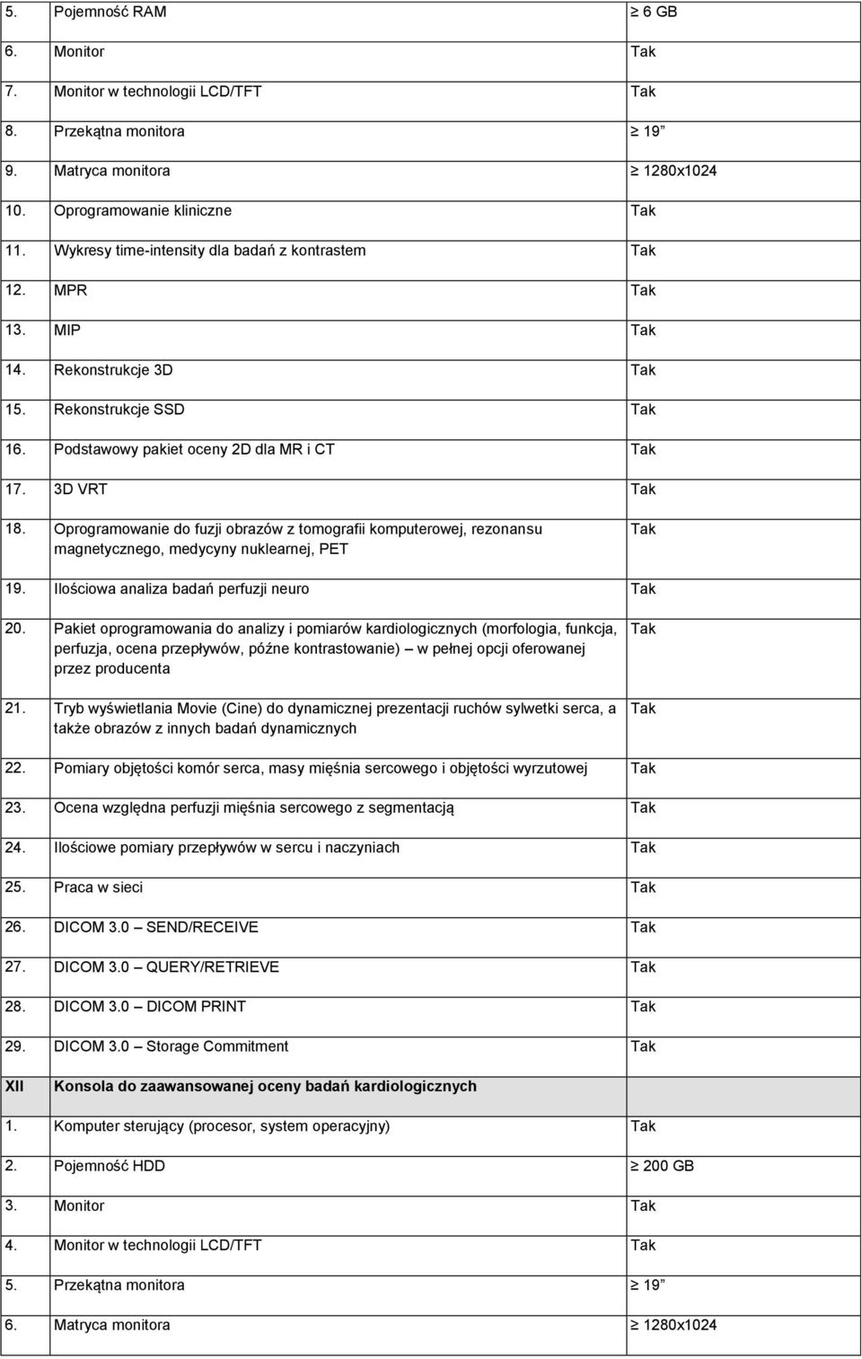 Oprogramowanie do fuzji obrazów z tomografii komputerowej, rezonansu magnetycznego, medycyny nuklearnej, PET 19. Ilościowa analiza badań perfuzji neuro 20.