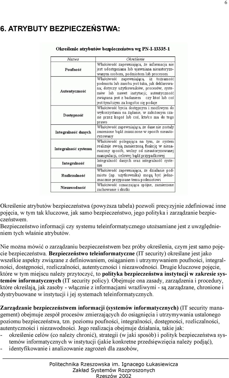 Nie można mówić o zarządzaniu bezpieczeństwem bez próby określenia, czym jest samo pojęcie bezpieczeństwa.