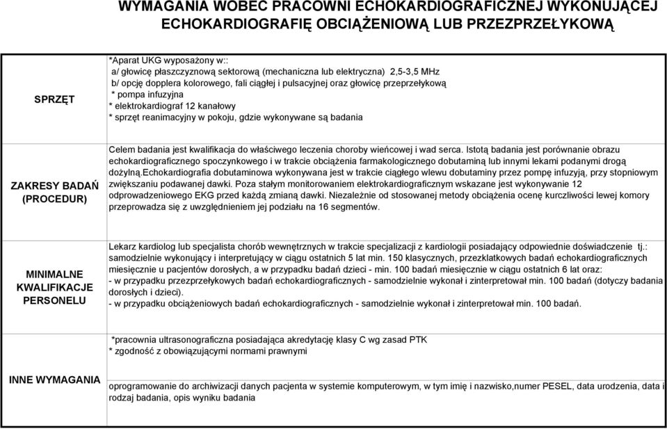badania ZAKRESY BADAŃ (PROCEDUR) Celem badania jest kwalifikacja do właściwego leczenia choroby wieńcowej i wad serca.