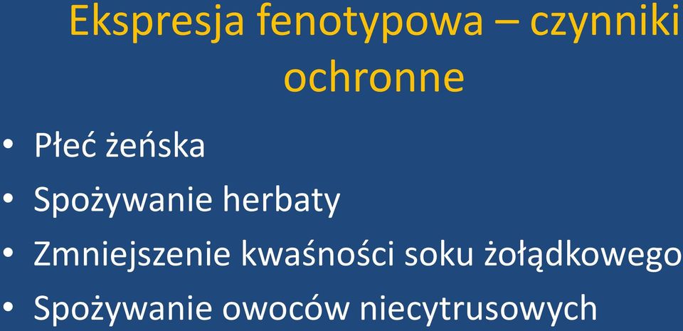 herbaty Zmniejszenie kwaśności soku