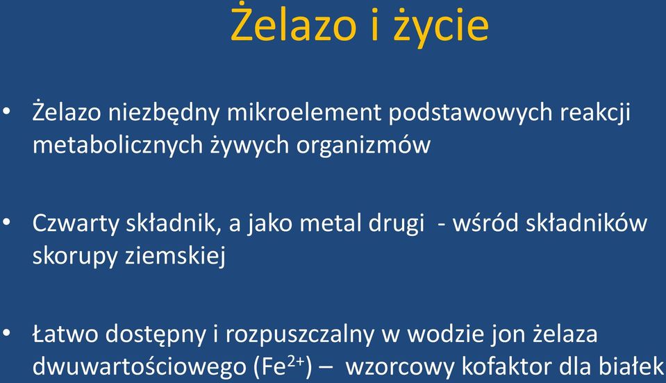 - wśród składników skorupy ziemskiej Łatwo dostępny i rozpuszczalny w