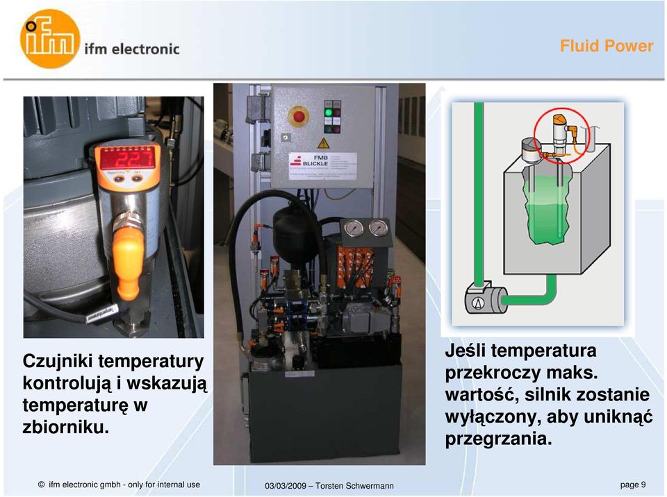 Jeśli temperatura przekroczy maks.